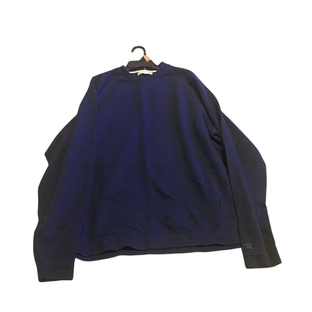 Cutter & Buck Crew Neck Sweater Navy Blue Size L